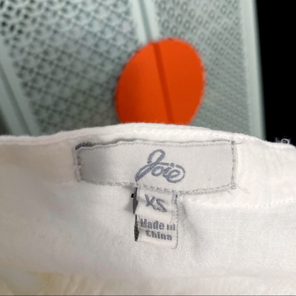 Joie Ibiza Cotton Shirtdress in Porcelain - Picture 4 of 6